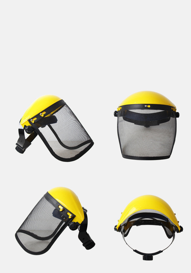 Lawn mower protective mask