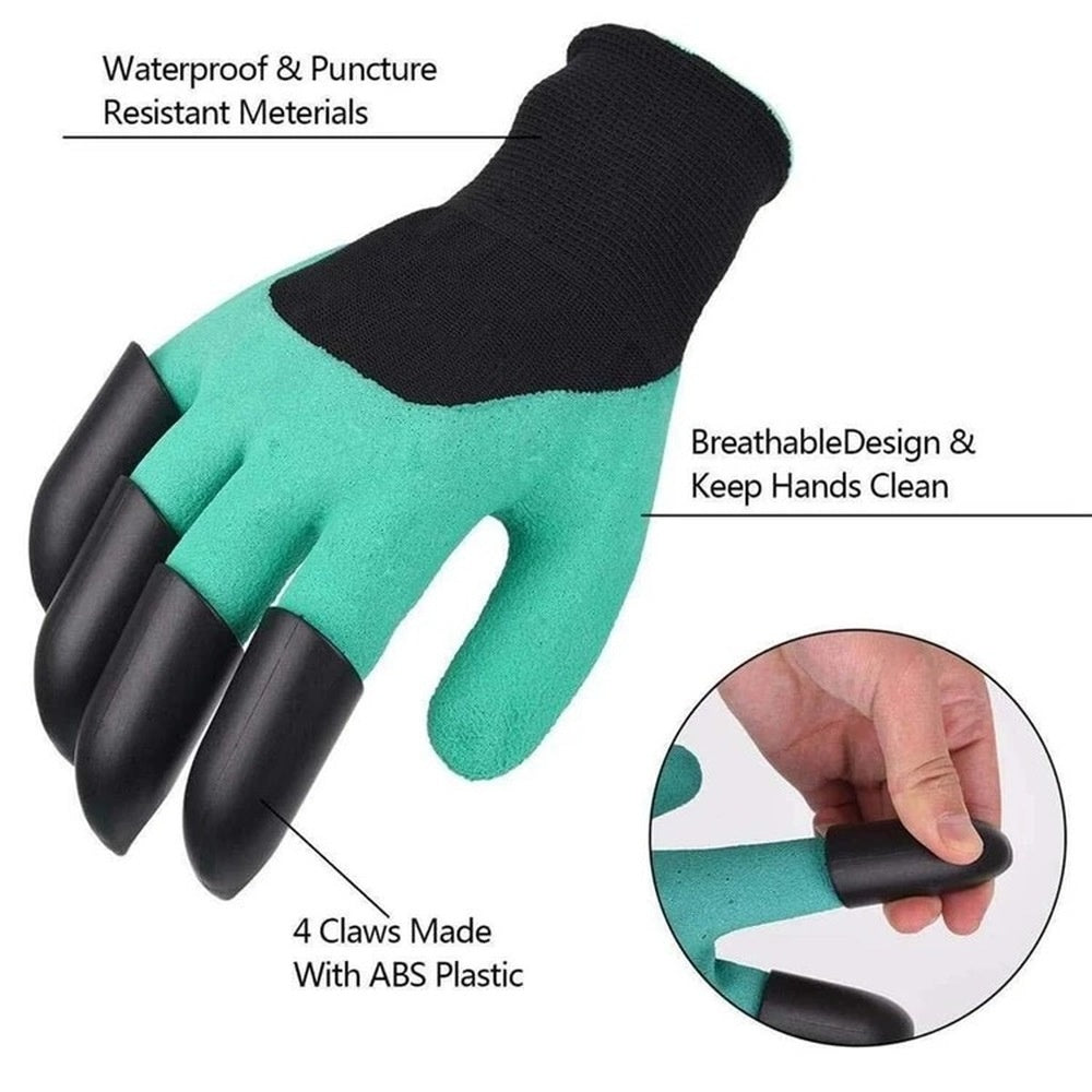 Garden Gloves With Claws Waterproof Garden Gloves