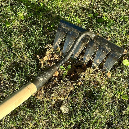 Heavy-Duty Weeding Rake for Effortless Gardening