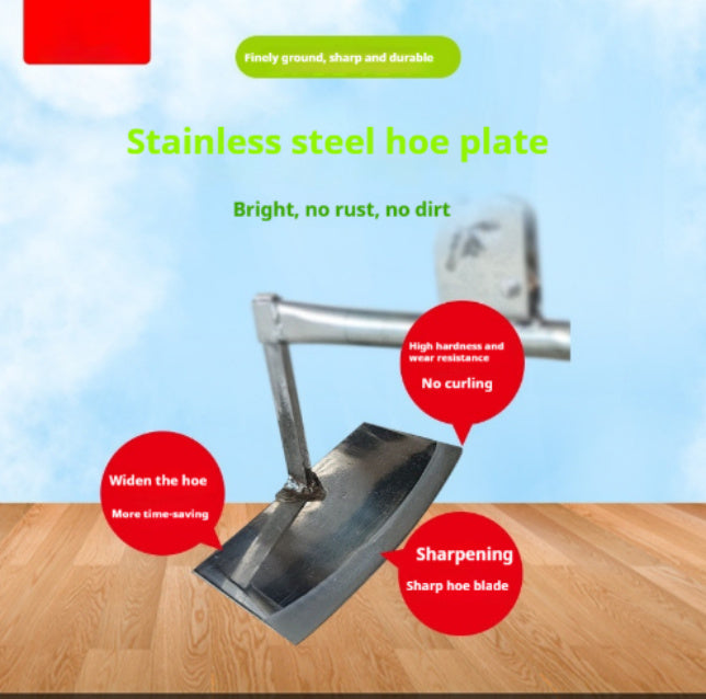 Multifunctional Weeding And Loosening Soil Hoe Hand Push Plow Weeding Micro Tiller