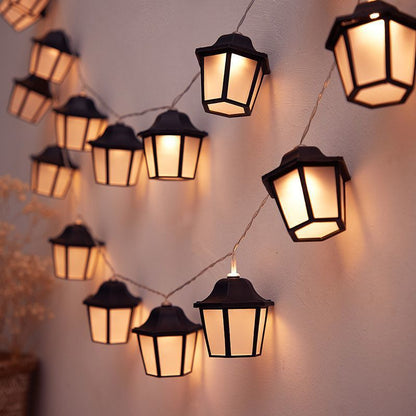 Led Lighting Chain Solar Retro Lamp Garden Villa Decoration