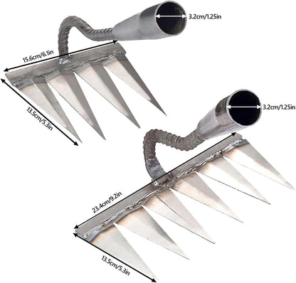 Heavy-Duty Weeding Rake for Effortless Gardening