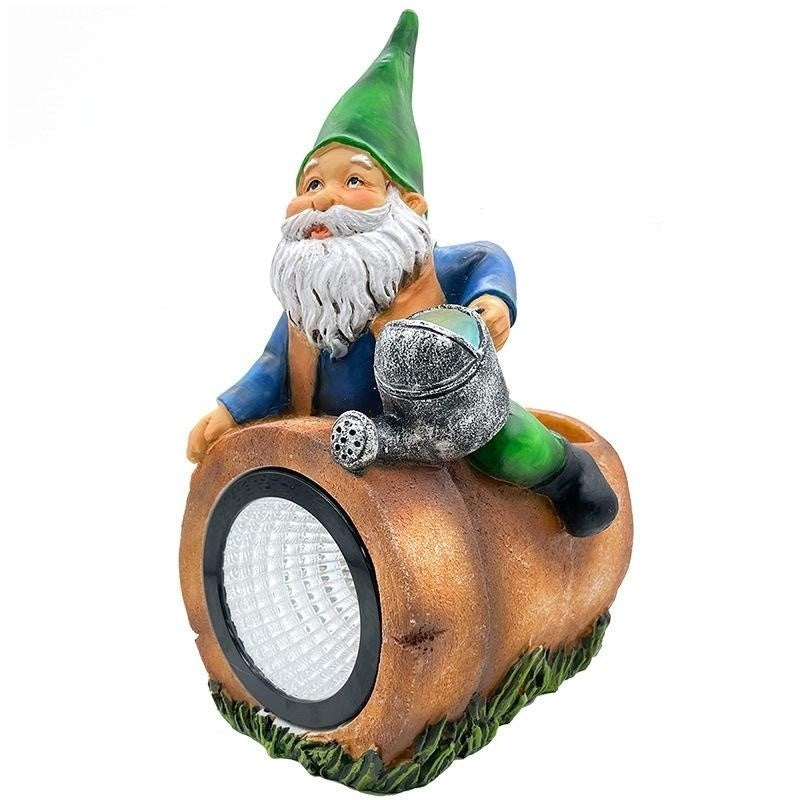 Resin Floor Solar Spotlights Garden Decoration Lawn Cartoon Toy