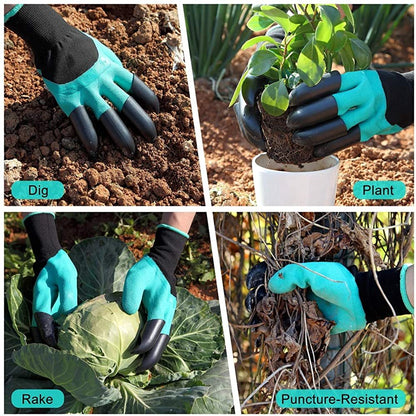 Garden Gloves With Claws Waterproof Garden Gloves