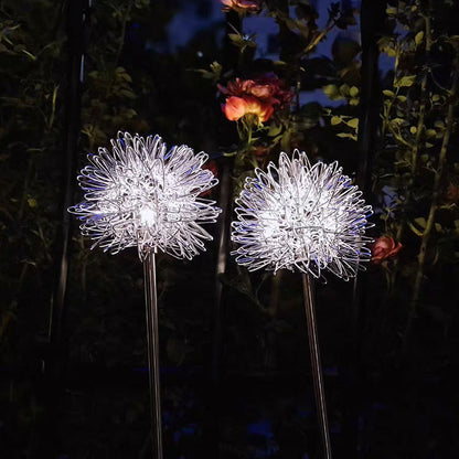 Solar-Powered Dandelion Garden Light
