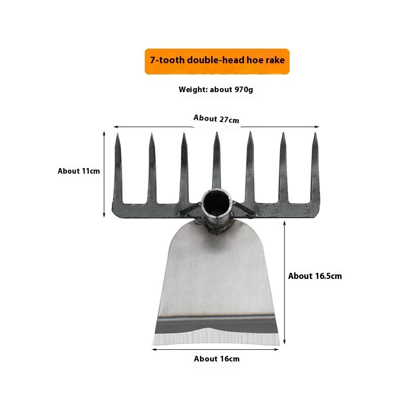Thickened Agricultural Multifunctional 7-tooth Manganese Steel Scraper
