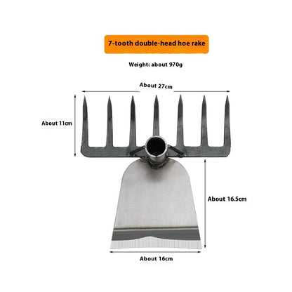 Thickened Agricultural Multifunctional 7-tooth Manganese Steel Scraper